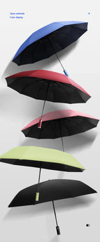 Factory Supply Eco-Friendly Fully Automatic Two-Fold Rain Sun Umbrella Waterproof Outdoor Use Customizable Fabric Fashionable