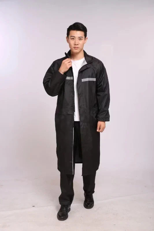 Adult Cycling Raincoat Wholesale Long Full-Body Storm Proof Outdoor Labor Insurance Rain Wear for Motorcycle