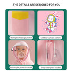 Cartoon Animal Style Waterproof Poncho Jas Hujan Anak  Hooded Rainwear Rainsuit Kids Raincoat