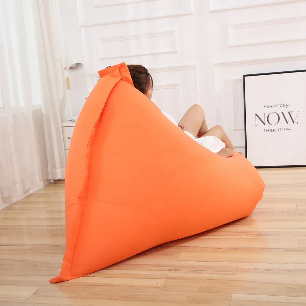 Custom Large Modern Waterproof Bean Bag Lounger Lightweight Outdoor Furniture for Garden Patio Hotel Park & Bedroom Use
