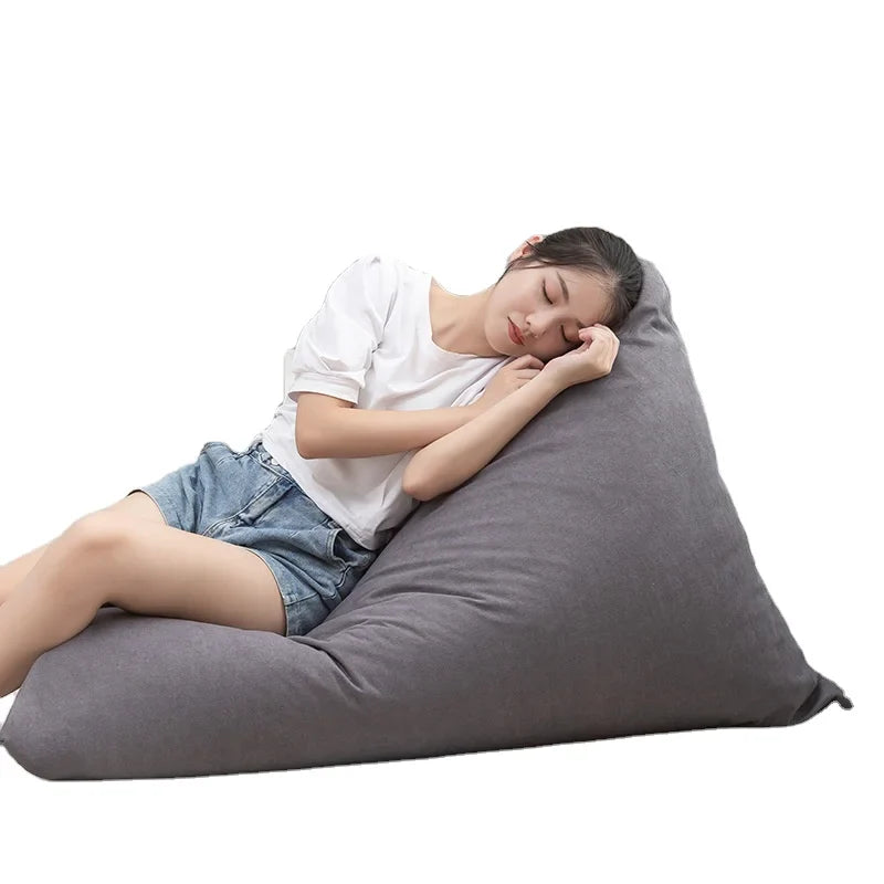Bean Bag Sofa Versatile Fabric Leisure Lounger for Living Room Bedroom Villa Courtyard School Hospital Home Office Main image