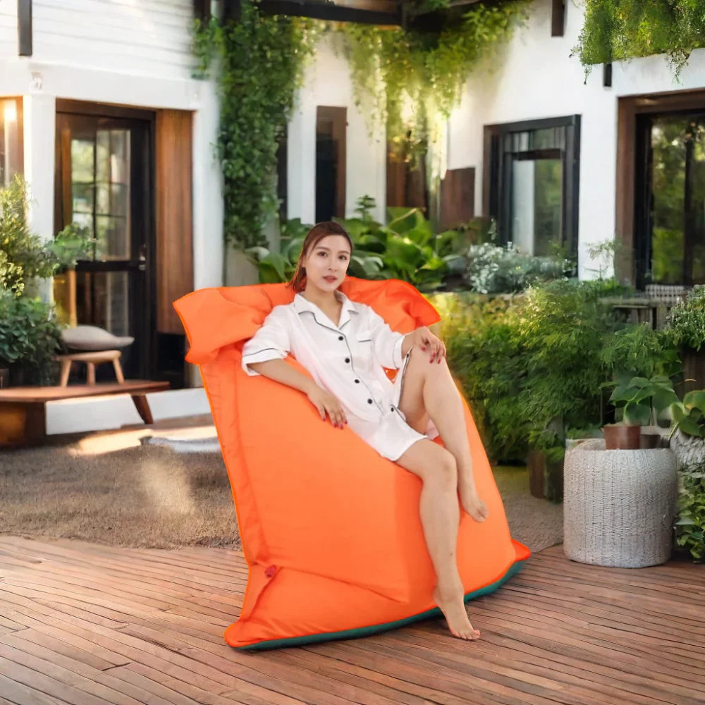 Custom Large Modern Waterproof Bean Bag Lounger Lightweight Outdoor Furniture for Garden Patio Hotel Park & Bedroom Use Secondary image