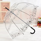 Gossip Girl Princess Umbrella Thickened Transparent Automatic Apollo Mushroom Umbrella Eiffel Tower Plastic Umbrella