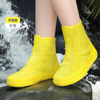 Silicone Adult Shoe Cover Rain Boots Rain Shoes Waterproof Rainstorm Proof Fashion Rain Proof  Shoe Cover