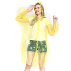 Free Sample Adults Disposable PE Rainwear Waterproof Emergency Poncho for Outdoor Hiking Plastic Raincoat