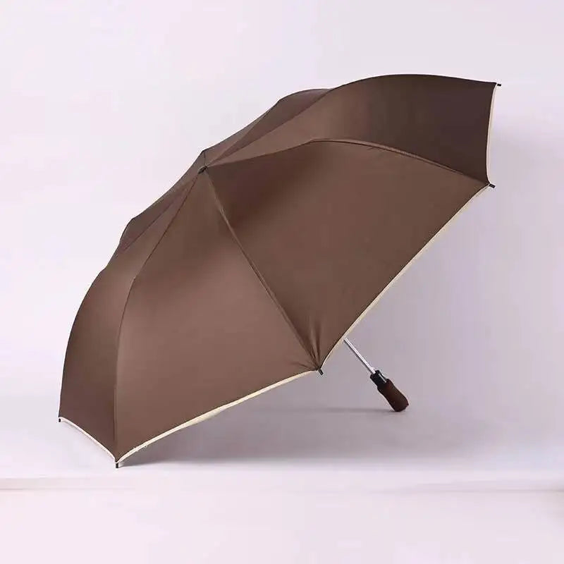 Factory Custom 2 Fold Golf Umbrella EVA Foam Handle Auto Open  Umbrella