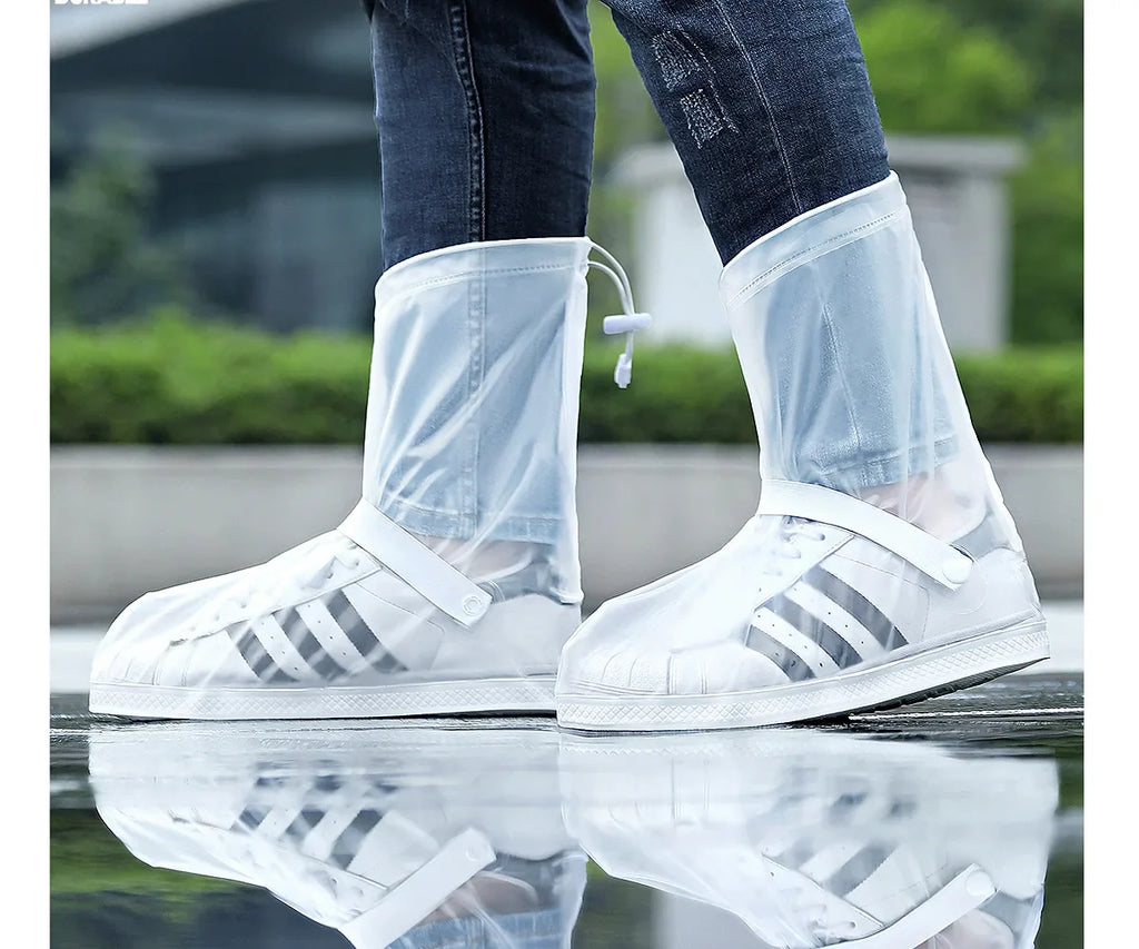 High Quality PVC Rain Boot With Reflective Antislip Custom Logo Unisex Shoe Covers All Seasons-for Winter Summer Autumn Spring