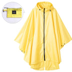 Hot Sale Fashionable Adult Rain Poncho Custom Waterproof Windproof Pongee Raincoat Reflective Hood One Fits Boys Girls Work