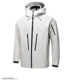 Single Layer Windproof Waterproof Outdoor Punching Jacket  Rain Jacket Spring Autumn Hiking Group Printed Embroidery Logo