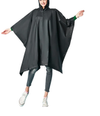 Outdoor Waterproof Adult Portable Three-in-One Raincoat Poncho One PE Plastic Jacket Print One Rainy Days Work Travel Logo