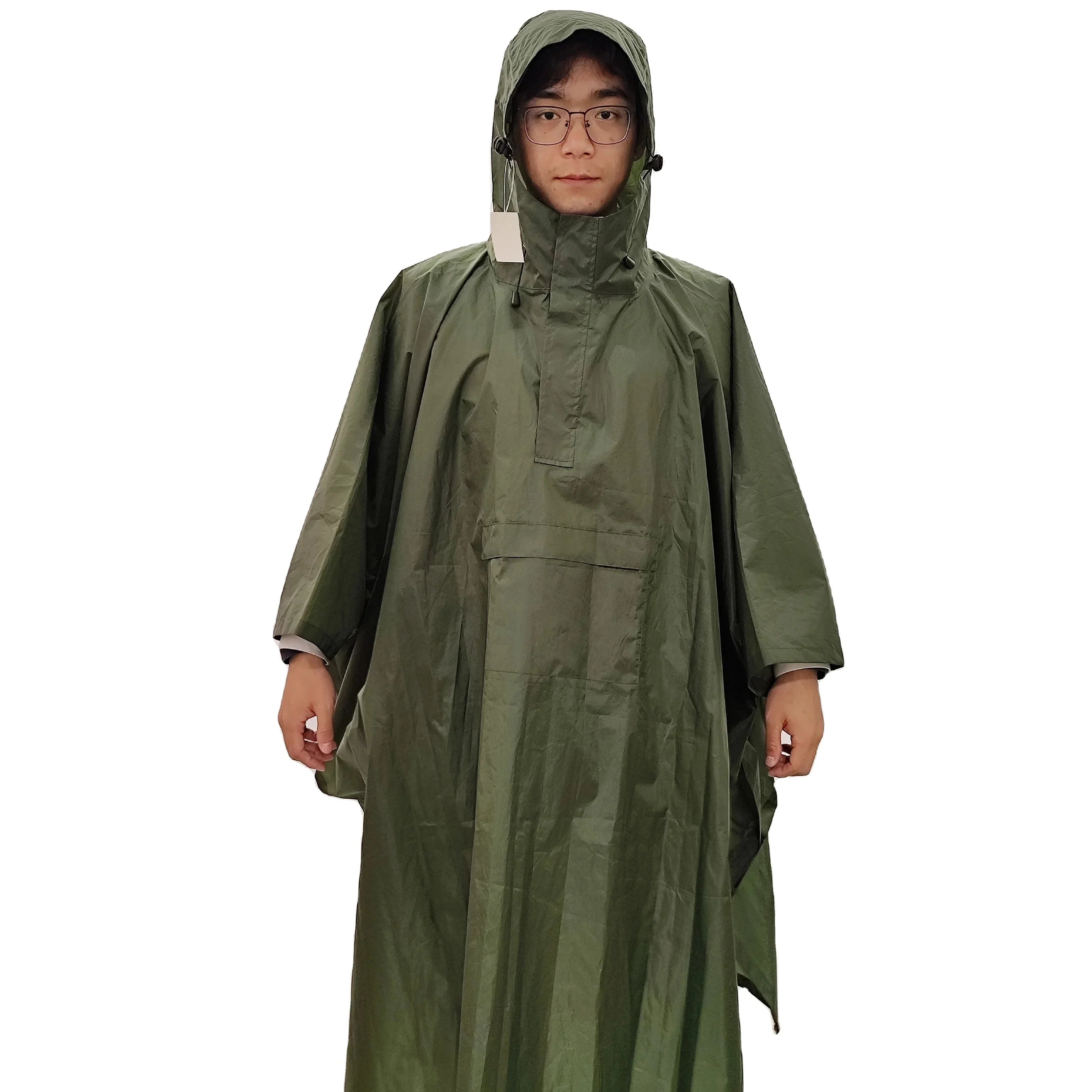 Use on Rainy Aumbrella Days Raincoat Fashionable Rain Gear Poncho New for Outdoor Travel Waterproof PVC Style Ecumbrellaly Adult