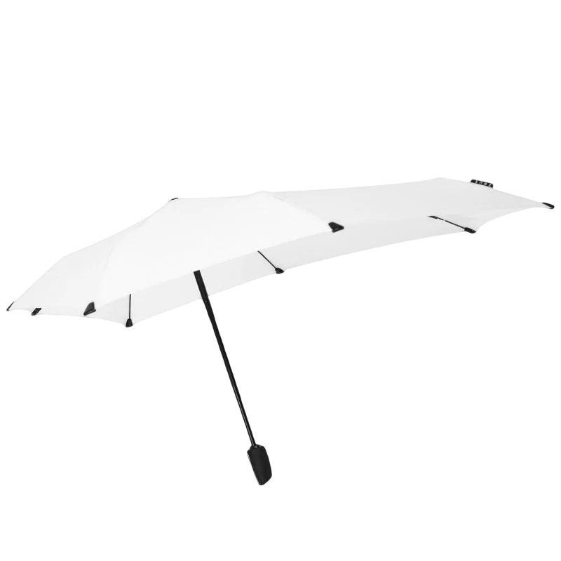 3 Piece Modern Full-Automatic Irregular Shaped Folding Umbrella Customizable Iron Business Adults Outdoor Use Storm Resistance
