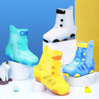 Kids Rain Boots for Outdoor Activities Back School Reusable Waterproof Shoe Covers Wear-Resistant Antislip Winter Summer Seasons