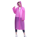 Adult Raincoat Custom Poncho Waterproof Rainwear High Quality EVA Travel Women&#39;s Raincoats Clothing Plastic Rain Coat PEVA