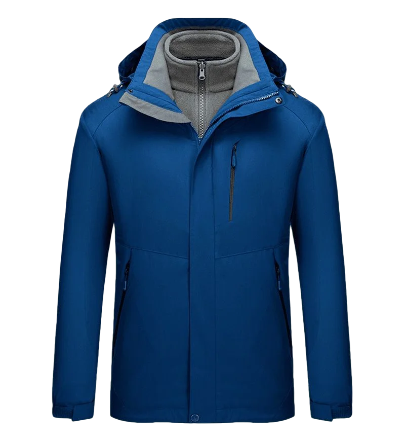 Wholesale Customized XXL Men's Cycling Rain Jacket Waterproof Windproof and Warm Fashionable Rainwear for Hiking Adult Size Main image