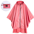 Hot Sale Fashionable Adult Rain Poncho Custom Waterproof Windproof Pongee Raincoat Reflective Hood One Fits Boys Girls Work