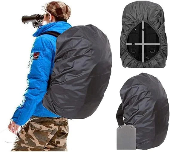 5000mm Waterproof Level Upgraded Anti-Slip Cross Buckle Straps Backpack Rain Cover Hiking Camping Plastic Polyester Logo Secondary image