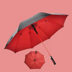 High-End Windproof Fabric Golf Umbrella Double Layer Unique Colors Travel Business Promotion Advertise Straight Rain Umbrella