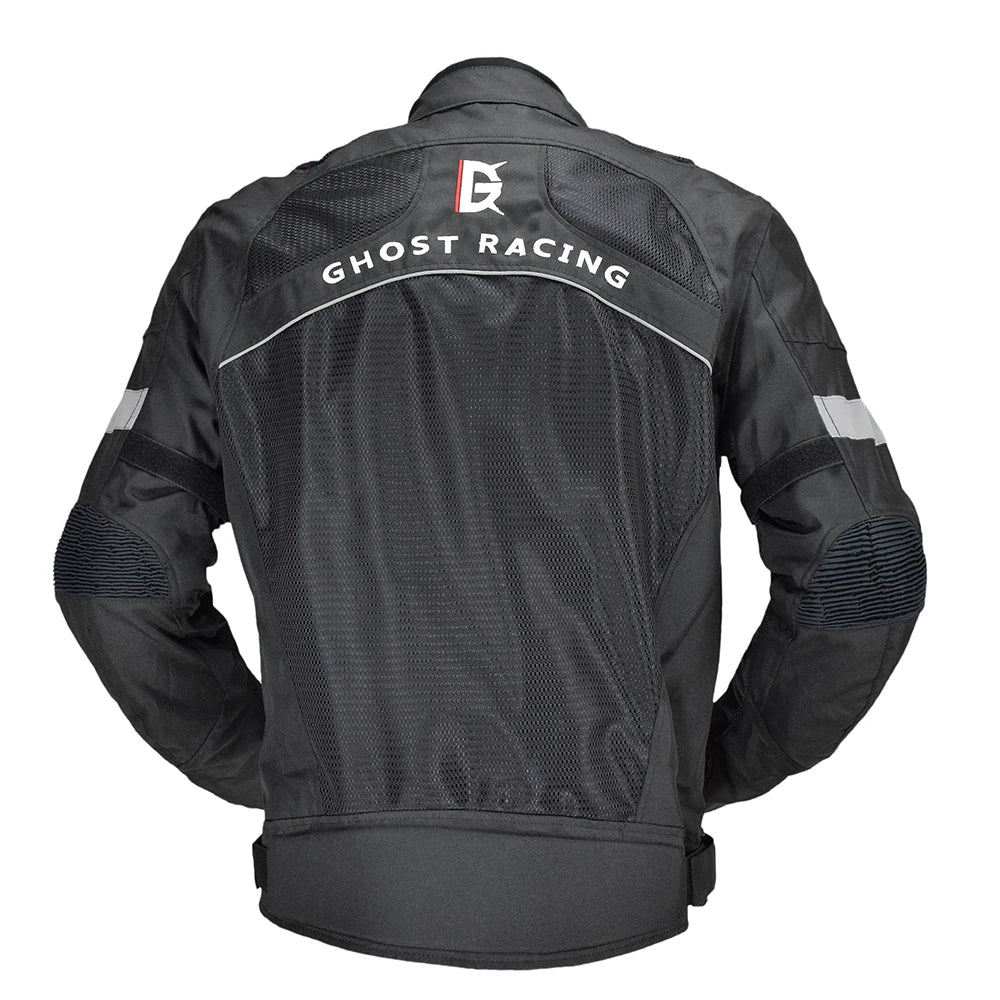 Men's Racing Super Speed Textile Motorcycle Jacket With Logo Decoration Outdoor Softshell for Rain Hiking and Fishing
