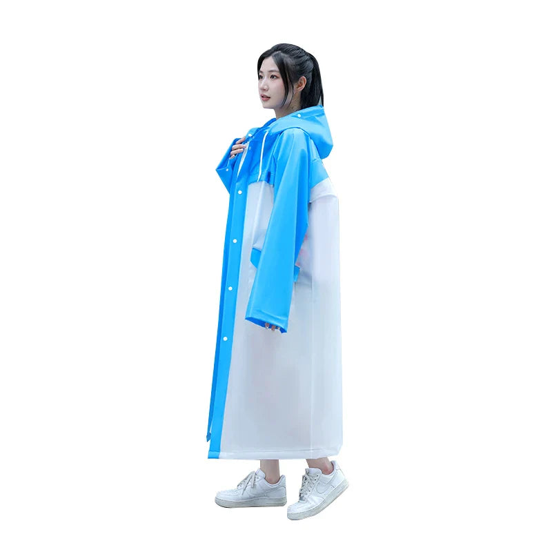 Latest Design PVC Raincoat Waterproof Poncho Economical Bicycle Cycling Motorcycle Riding Cover Reusable Hiking Work Outdoor Main image
