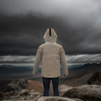 Custom Peak Extreme Cold Goose Down Raincoat for Mountaineering Waterproof Anti-Static Rain-Proof Logo Hood Style Travel Hiking