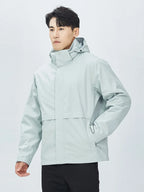 Factory Outdoor Jackets Waterproof Keep Warm Casual Jacket Against Storm Heavy Rain Three in One Rain Jacket