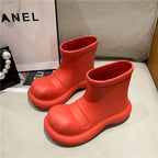 New Hot Selling EVA Macarone Baby Rain Boots Autumn Winter Comfortable Lightweight Breathable Elevated Rubber Anti-Slippery