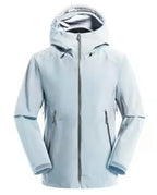 Men's Softshell Jacket With Hood Fleece Lined Windbreaker Lightweight Waterproof Jackets for Hiking