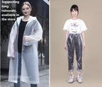 Amusement Park Outdoor Travel Portable Foot Bag Thickened Wear Resistant Sealing Foot Long Rainpants