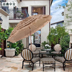 Bohemia Style Beach Umbrella 9 Feet Outdoor Beach Hawaii Tiki Grass Sun Umbrella Parasol