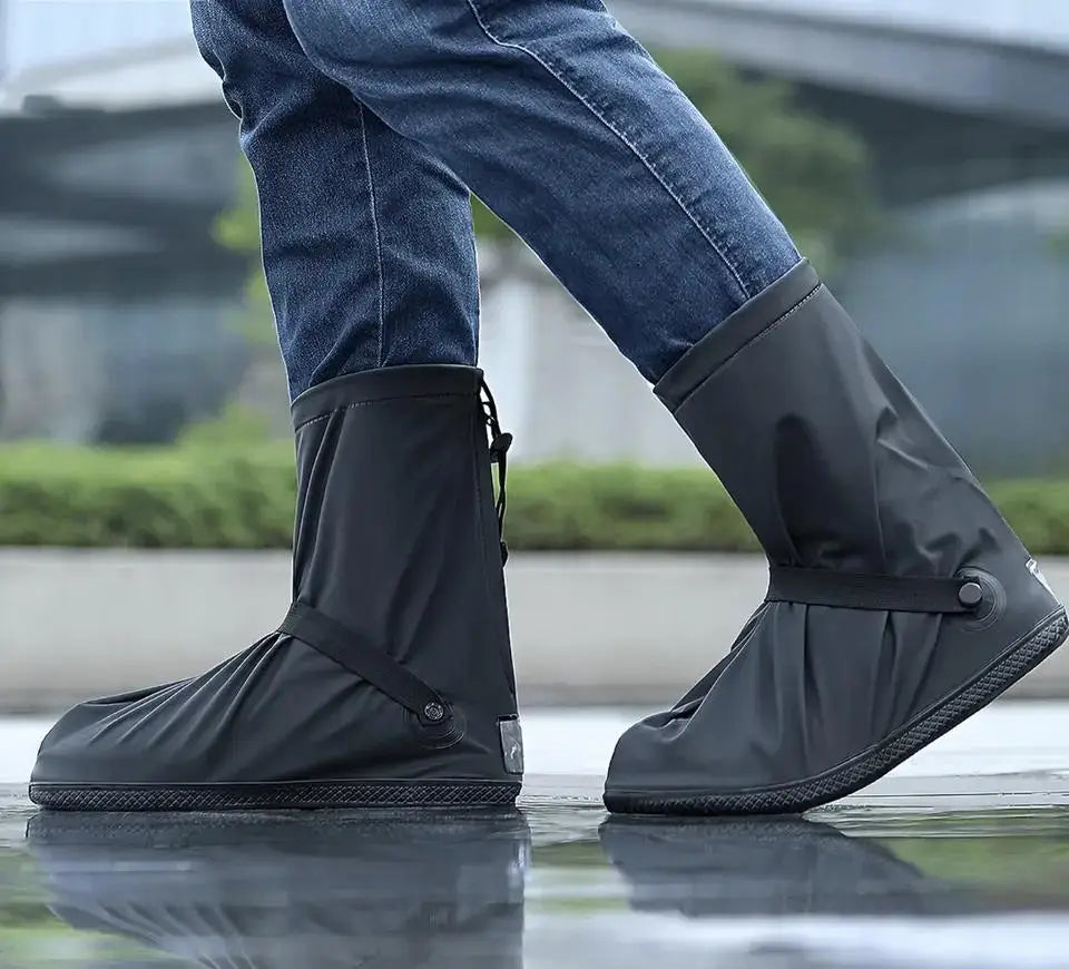 High Quality PVC Rain Boot With Reflective Antislip Custom Logo Unisex Shoe Covers All Seasons-for Winter Summer Autumn Spring Secondary image