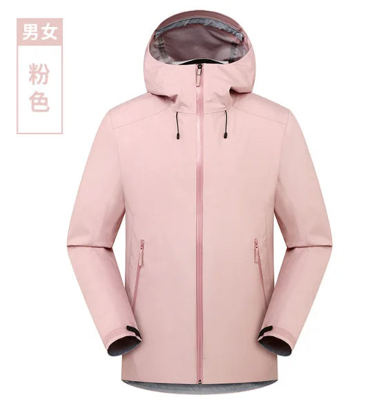 Stock Quick Ship Custom Logo Hard Shell Single Layer Waterproof Windproof Motorcycle Riding Rain Jacket High Quality Raincoat