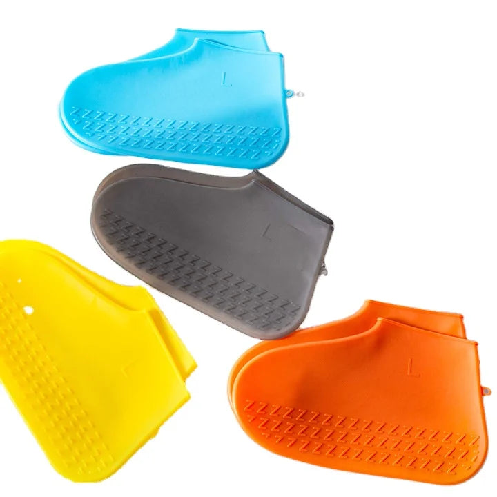 Waterproof Silicone Rain Boots With Non-Slip Shoe Protectors Reusable Lighted for Adults Featuring Crystal Glass Rope Format