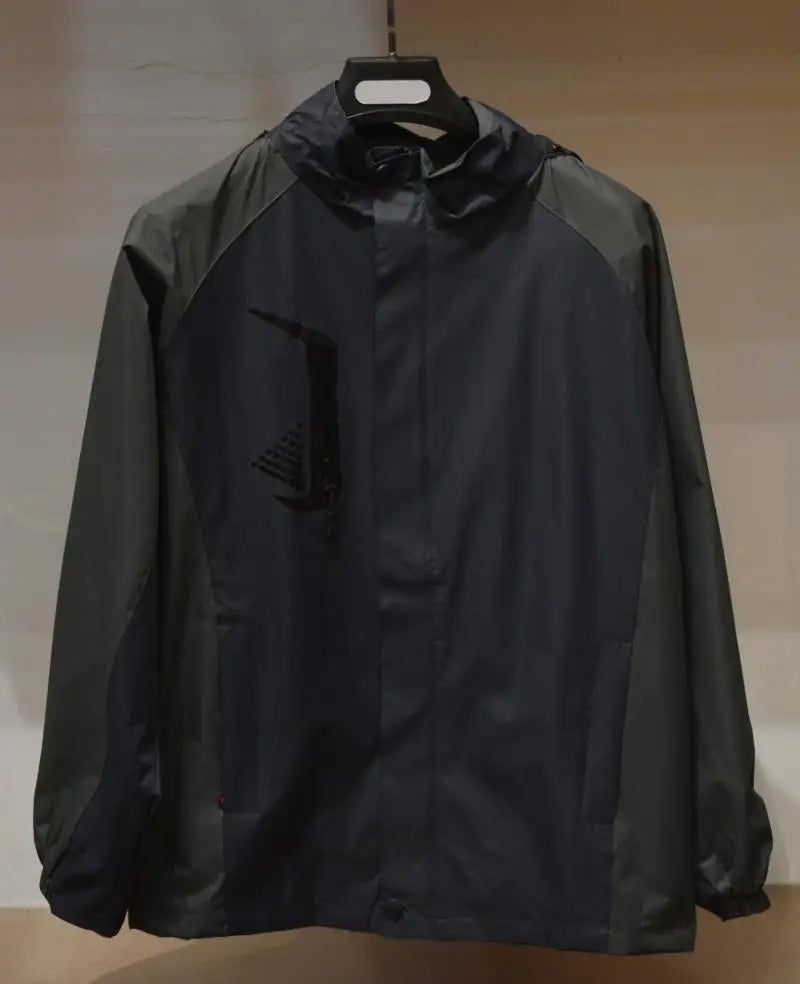 High Quality Source Factory Supply Cheap Outdoor Rain Jacket Breathable Hiking Jacket Raincoat Hooded Waterproof Raincoat Suit