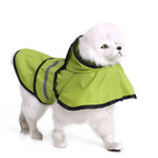 Custom Logo Printed 100% Waterproof Polyester Dog Jacket Soft Rainwear for Dog Work Safe Camp Raincoat