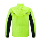 Nylon Waterproof Rain Coat Motorcycle Raincoat Weight Rain Jacket Rain Suits Pants Raincoat Hooded Fluorescent Green