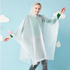 High Quality Lightweight Waterproof Adults Poncho 3 in 1 EVA Raincoat Rain Poncho for Travel Hiking