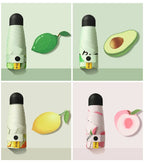 Anti UV Mini Pocket 5 Folding Golf Sun Umbrella With Fruit Printing Large Windproof Rain Umbrella for Gift