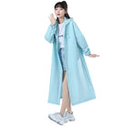 Thickened Eco-friendly Travel Adult EVA Raincoat for Drifting, Portable Adult Non Disposable Raincoat