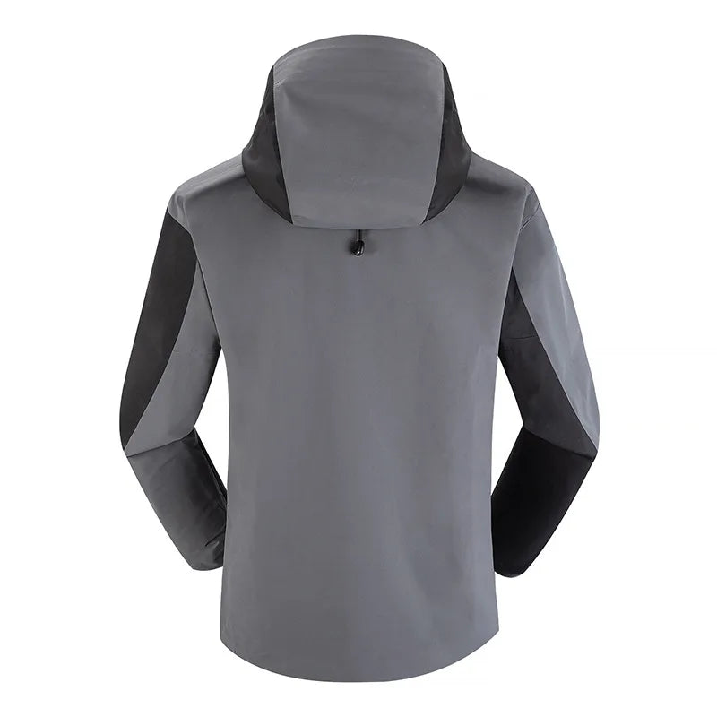 Men's Lightweight Polyester Softshell Windbreaker Jacket Waterproof  for Outdoor Hiking and Travel Secondary image