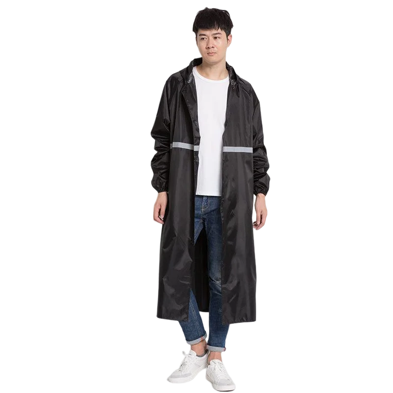 Long PVC Raincoat Custom Design Emergency Poncho Waterproof Suit for Men