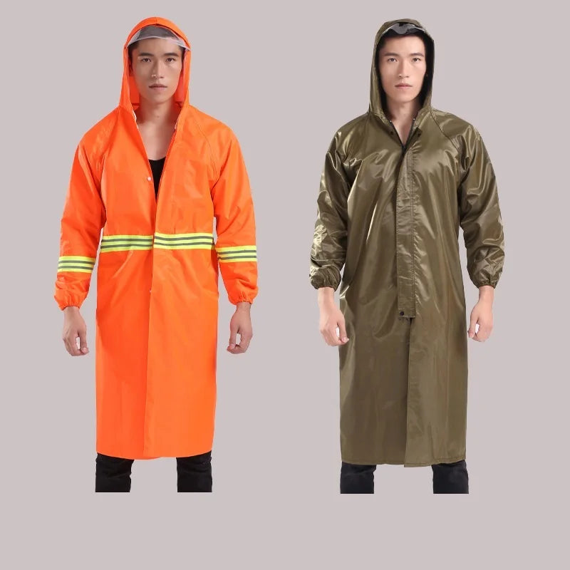 Factory Price Custom Poncho Raincoat for Adults Waterproof With Reflective Tape High Quality Reusable XXL Size for Hiking