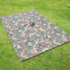 Fashion Waterproof  Full-Printed Three-in-One Variable Canopy Adults Travel Hiking Single-Person Rainwear Custom  Logo Raincoat