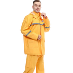 Wholesale PVC Reflective Rain Jacket Breathable Waterproof Clothes