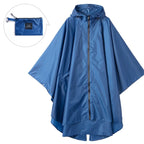 Hot Sale Fashionable Adult Rain Poncho Custom Waterproof Windproof Pongee Raincoat Reflective Hood One Fits Boys Girls Work