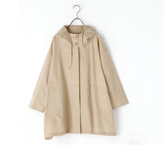 Japanese Women's Fashionable Waterproof and Breathable Lightweight Cape Windbreaker Style Adult Raincoat Cute Fashion Jacket Secondary image