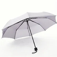 Wholesale Fashion Character Fashionable Wooden Handle Umbrella 6K Panels Printed Logo Plain White Fabric Sun Umbrella for Kids