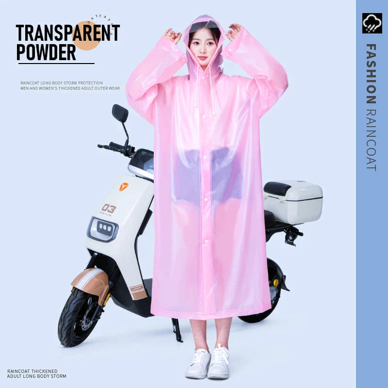 Factory Price Adult PVC Transparent Long Raincoat Big Brim EVA Poncho Outdoor Hiking Riding Climbing Fishing Customizable Logo Secondary image