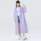 Thickened Eco-friendly Travel Adult EVA Raincoat for Drifting, Portable Adult Non Disposable Raincoat