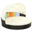 Modern Round Sofa Day Beds Outdoor Furniture Sun Loungers and Sun Beds for Relaxing for Hotels Parks Villas